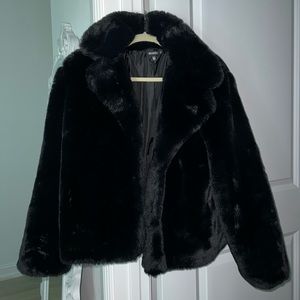 Missguided Faux Fur Coat | Size US 8